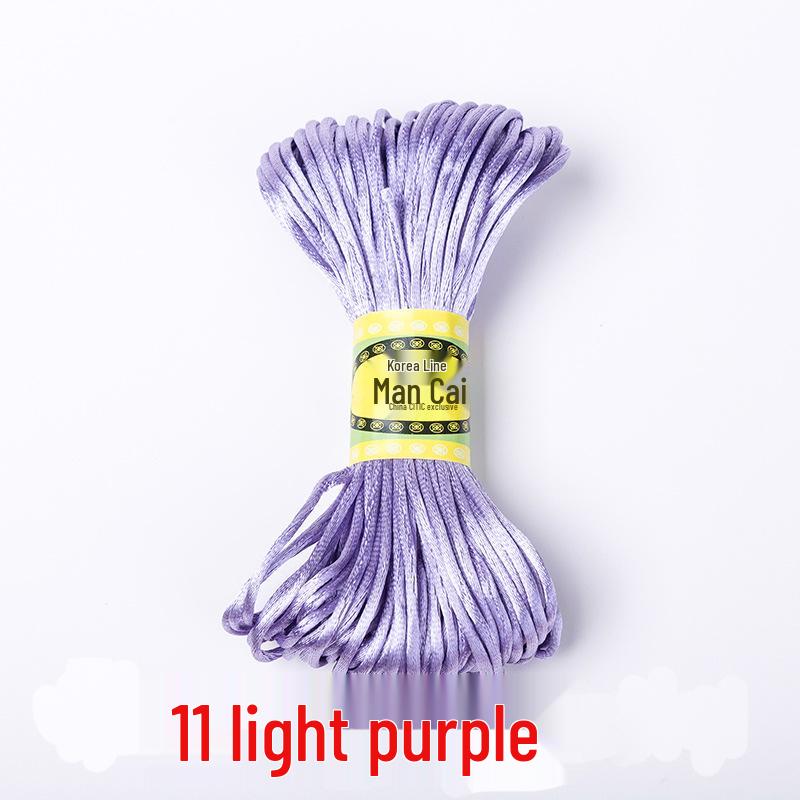 Korean Jade and Chinese Knot Weaving Cord - 20 Meters (No. 5 & No. 7)