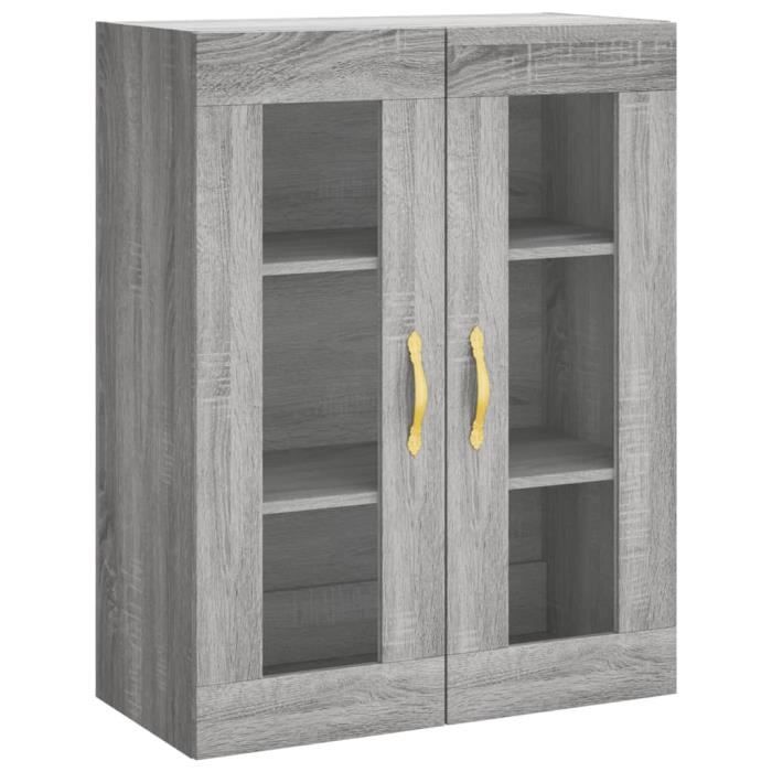 VidaXL Armoire murale sonoma gris 69,5x34x90 cm 828466