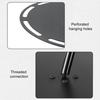 Detachable Camping Table with Tripod Storage Bag Heavy Duty Lightweight Aluminum Alloy Outdoor Picnic Portable Round Dining Table