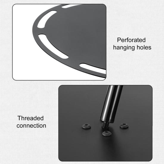 Detachable Camping Table with Tripod Storage Bag Heavy Duty Lightweight Aluminum Alloy Outdoor Picnic Portable Round Dining Table