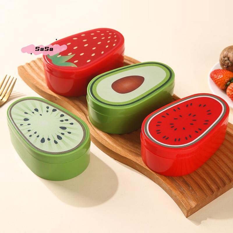 Scatola Creativa per Frigorifero per Frutta e Verdura - Contenitore Croccante per Fragole Avocado Kiwi Angurie