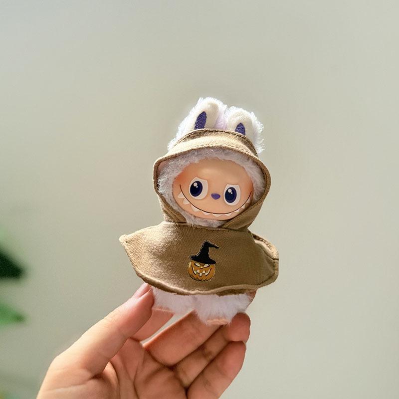 Mini Version 4.0 Vinyl Face Plush Blind Box Doll Clothes Christmas Set Small Nose Gaga Heart Bottom Password