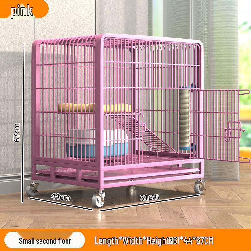 Compact Multi-Layer Indoor Cat Cage and Nest House