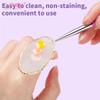1 Pz Nuova Tavolozza per Nail Art in Pietra di Resina Anello da Dito Punte per Unghie Finte Disegno Miscelazione Colori Espositore Strumento per Manicure Fai da Te Smalto Gel
