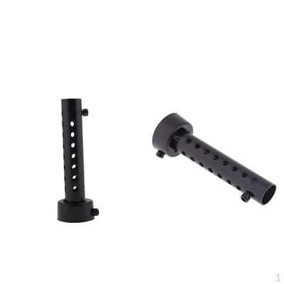 2 X Motorcycle Tail Exhaust Can Baffle DB Noise Sound 45mm Black