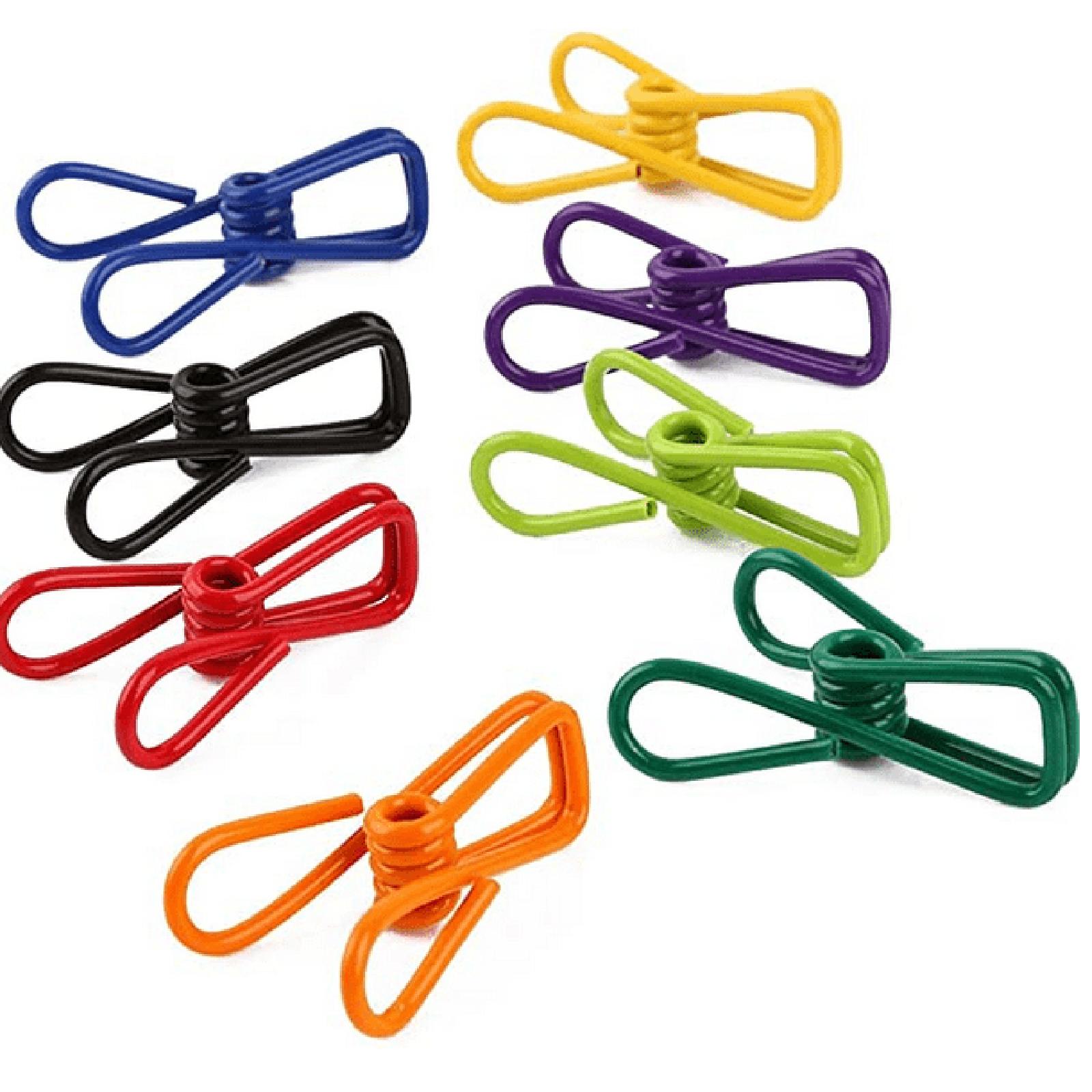 

30 красочных многофункциональных зажимов для сушки одежды, фиксированный зажим для фотографий, креативный нескользящий зажим для одежды, зажим для застежки One Size