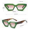 INS Vintage Cat Eye Sunglasses Women Square Small Frame Sun Glasses Female  Designer Retro Shades Gafas De Sol Mujer
