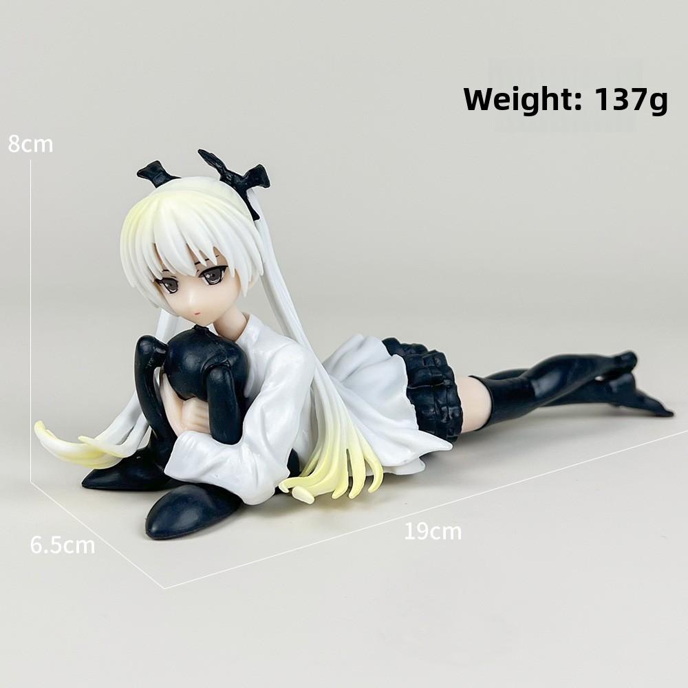 No Sora Yosuga Kasugano Sora Lie Prone And Holding A Rabbit Ornament Model