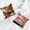 Baby Sinclair The Dinosaurs Square Cushion Cover Soft Cushion Cases for Farmhouse Sofa Decor Home Decorations and Protector