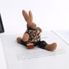 Animal Doll Pendant Kids Cloth Boys Bag Pendant Decoration Girls Car Accessories Lady Rabbit Keychains Korean Style Key Ring