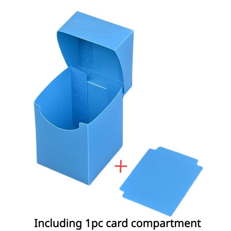 100+ Capacity Card Deck Box Trading Card Storage Box for Pokemon Magic YuGiOh Collectible Sport Cards Case Card Organizer