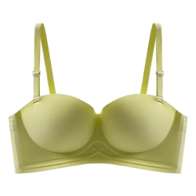 

Бесшовный женский бюстгальтер: Ощущение обнаженной кожи, комфорт, подчеркивает маленькую грудь, предотвращает провисание, не имеет стального кольца, поддерживает грудь по бокам. L/36AB