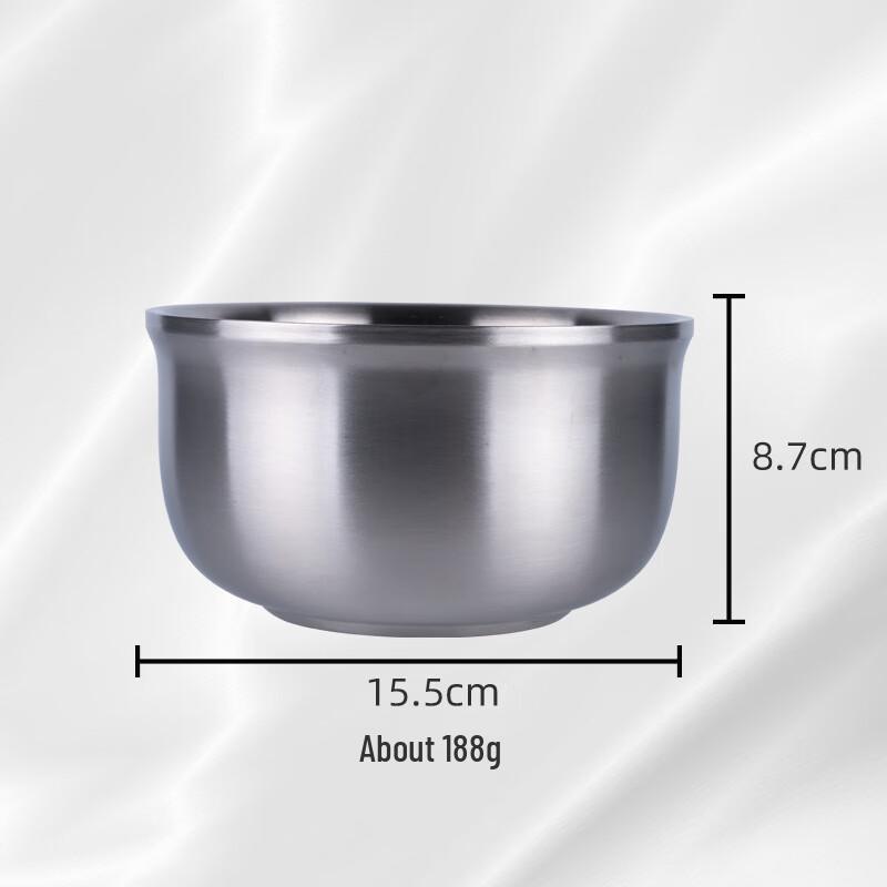 

ZISIZ Stainless Steel Insulated Rice Bowl