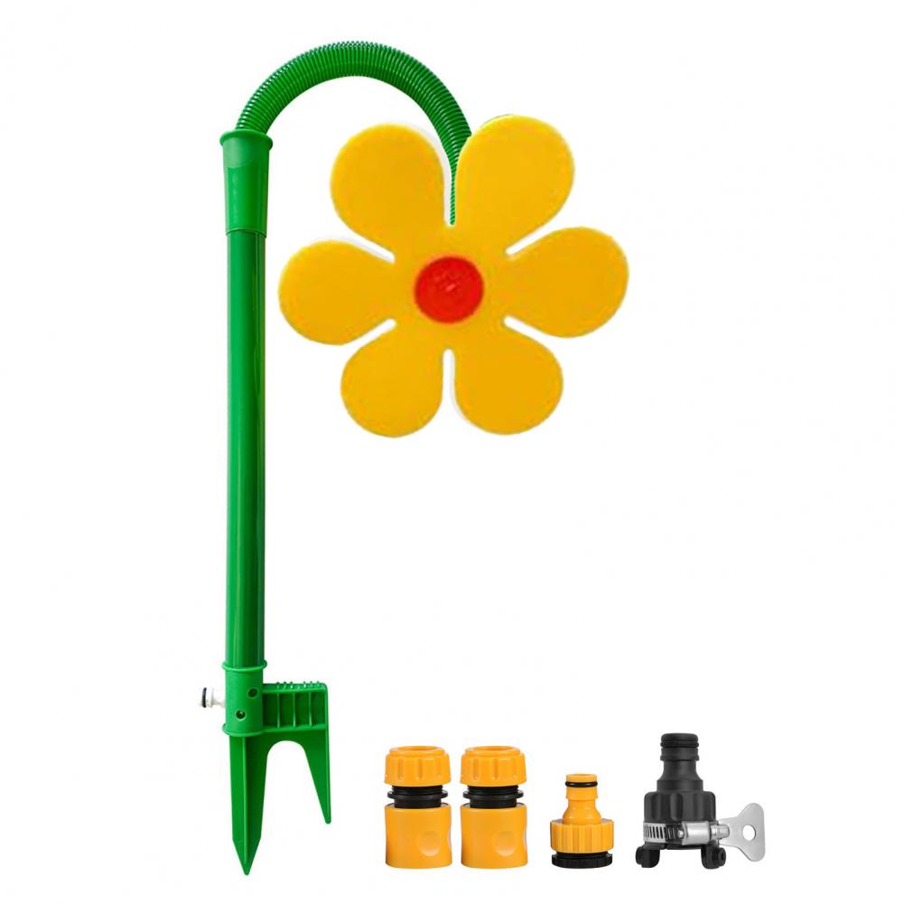 

Premium Material Garden Sprinkler Kids Garden Water Toy 360-degree Rotating Flower Sprinkler for Yard Garden Fun for Kids