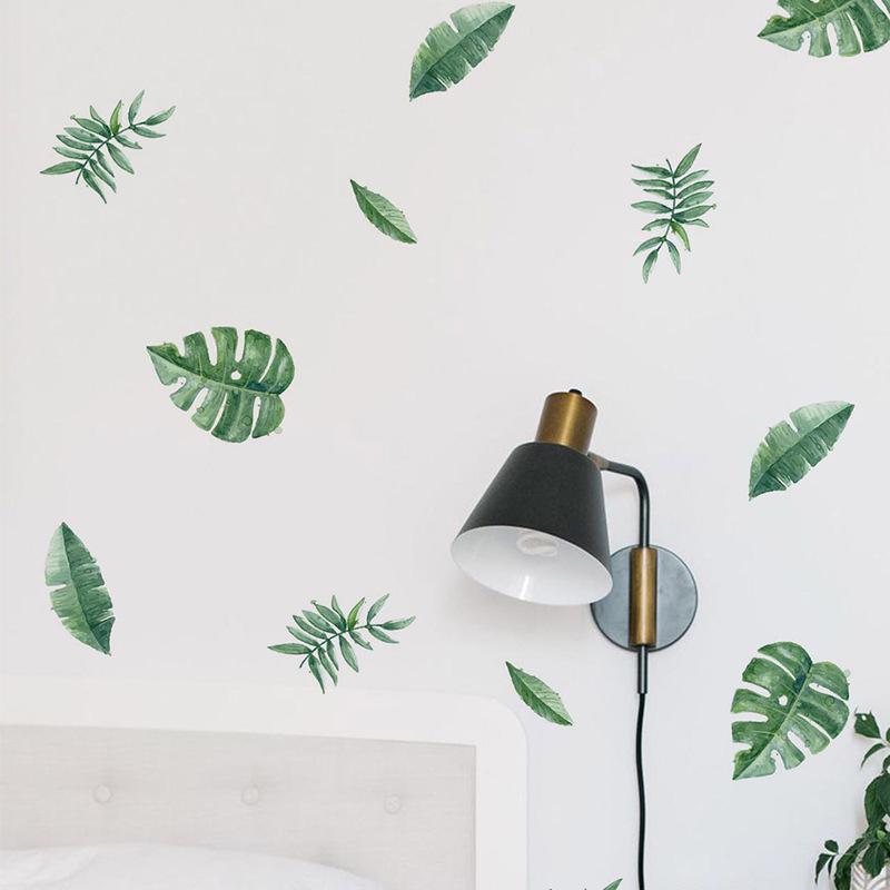 Tropical Monstera Wall Sticker for Bedroom and Living Room Decor
