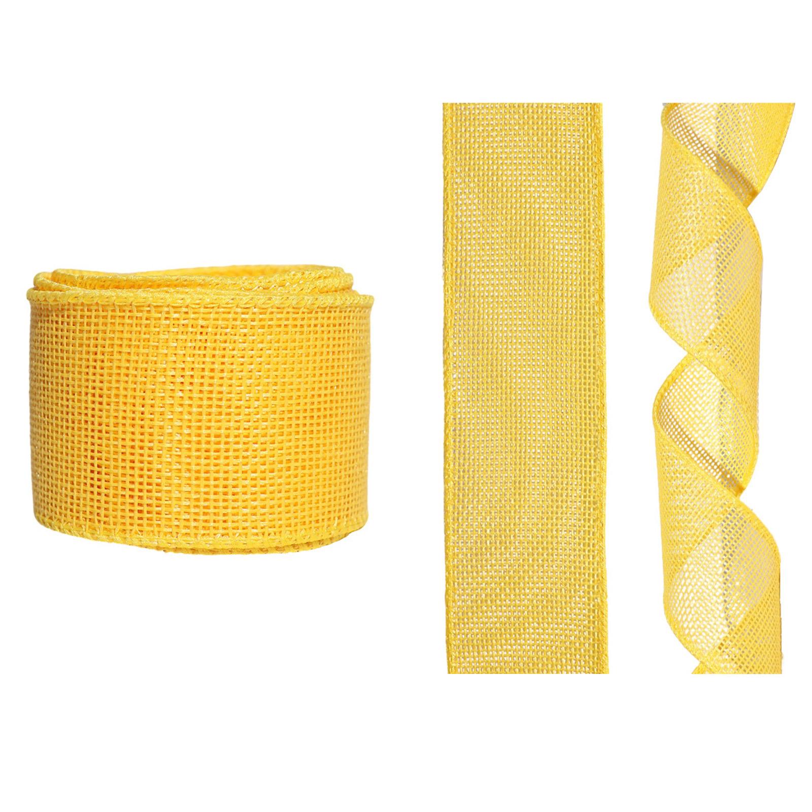 

Decorative Ribbon Gift Box Packaging Ribbon Holiday Party Decoration One Size жёлтый