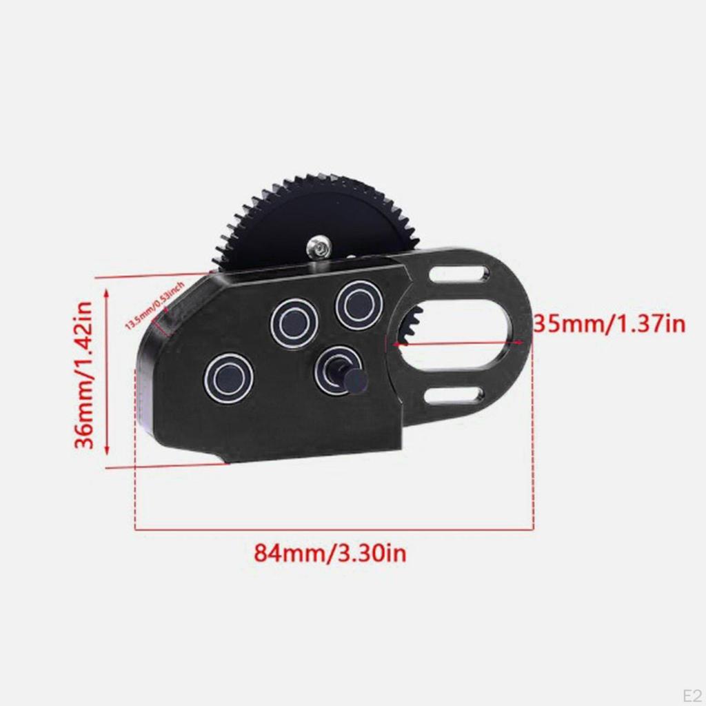 Tgh Od Gearbox Assembly Transmission Box Lightweight Stable RC Car Transmissions Gear Case 1:10