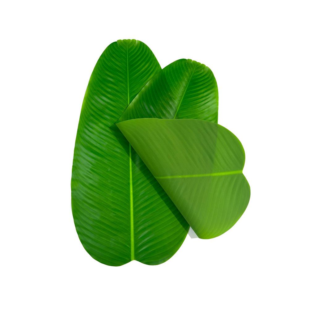 Artificial Plant False Leaf Single Leaf Banana Leaf Green Leaf Home Table Placemat Green Plant Decoration