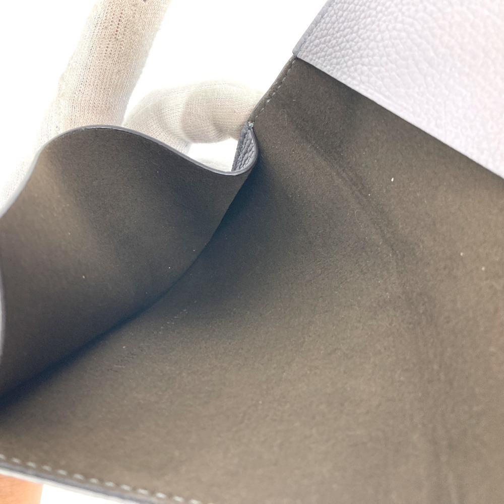 FENDI logo Cover Stationery passport case Leather gray