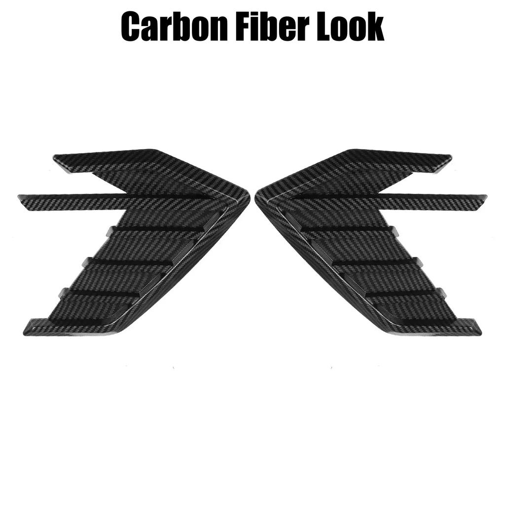 QR3 For M3 A3 A4 A5 A6 A7 S3 S4 S5 S6 S7 RS3 RS4 RS5 RS6 RS7 Car Side Vent Fender Spoiler Outflow Vent Sticker Universal