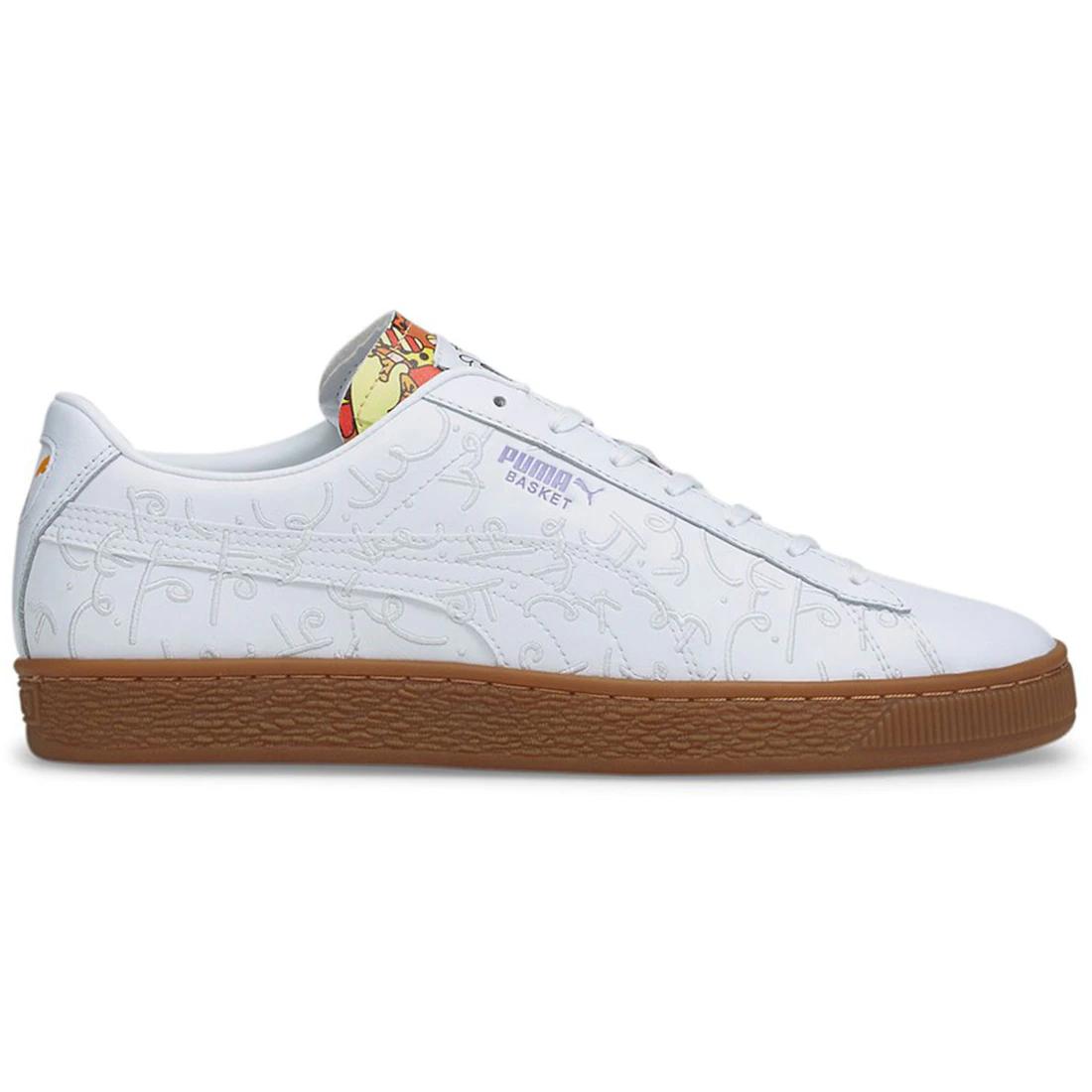 

Sneaker Puma Basket Romero Britto Embroidered White Gum(381095-01) 37.5