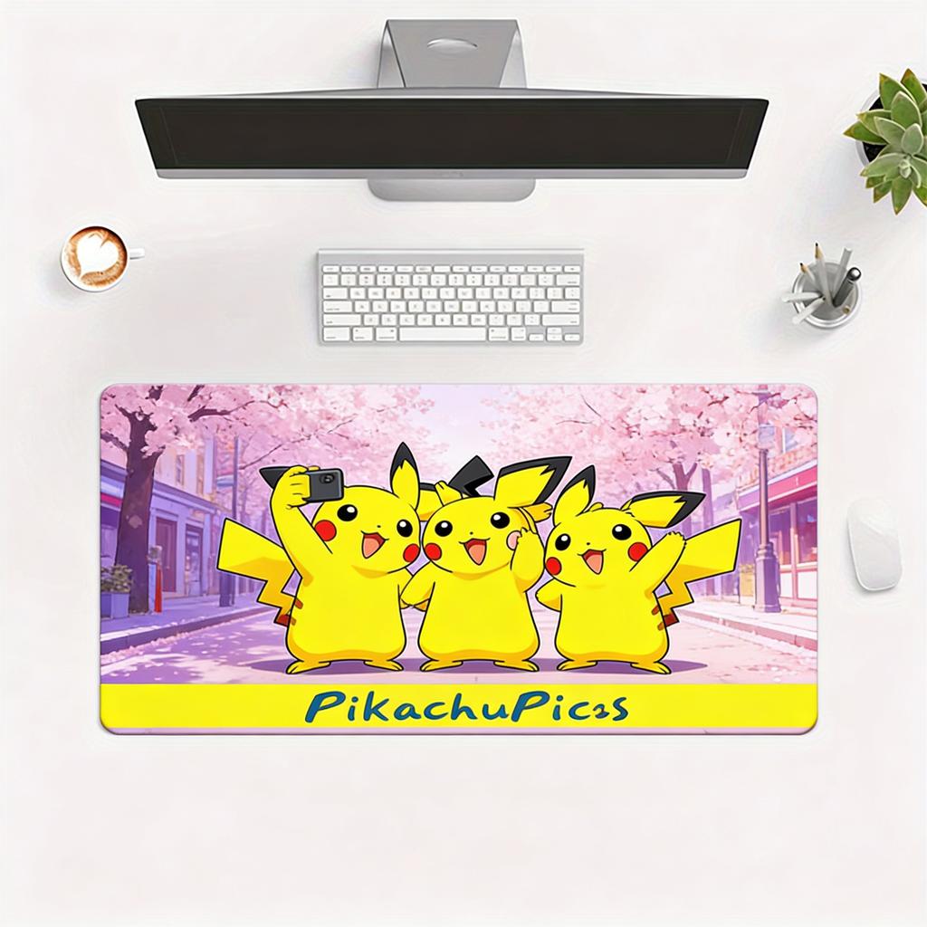 Pokemon Pikachu Pichu Brothers Ocean Scene Anime Extended Gaming Mouse Pad Large Desk Mat for PC Laptop