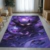Gengar Pokemon Cartoon Ectoplasma Living Room Non-Slip Area Rug Soft Carpet for Bedroom Kids Playroom Sofa,Home Decor Doormat