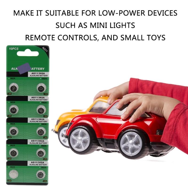 AG11 LR721 Button Cell Batteries Watch Battery Pack Durability Performances For Calculators Car Key Travel Daily Use