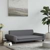 VidaXL Dog Bed, Pet Sofa with Wooden Frame, Basket for Puppies Indoor House, Dark Grey 171983