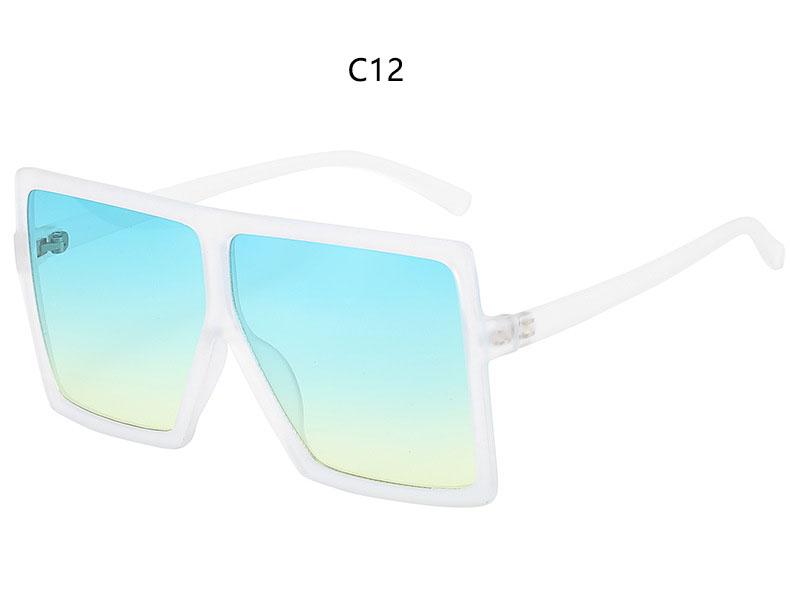 Designer Retro Premium Extra Large Square Shaped Sunglasses Women Timeless Popular Large Frame Sunglasses Black Stt Eyewear UV 400 Protection