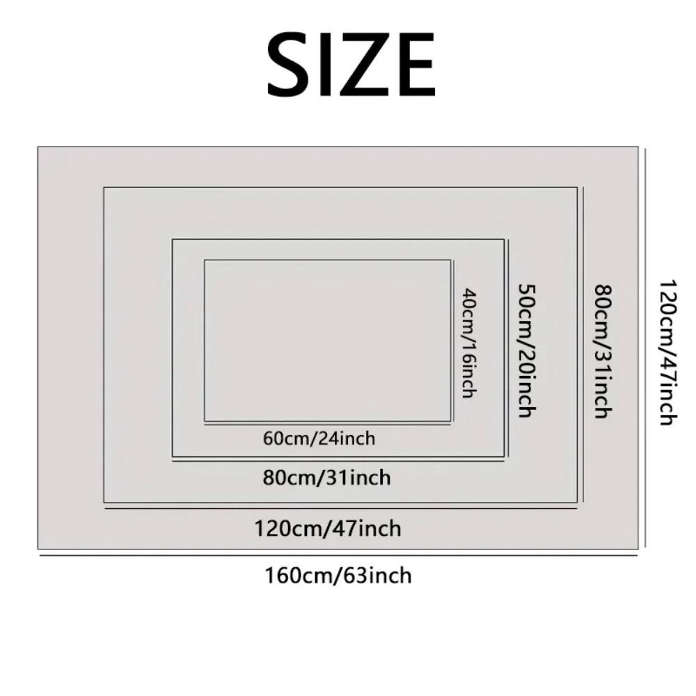 Living Room Carpet Abstract Airport Runway Patterns Carpets Machine-washable Floor Mat Anti-slip Soft Study and Bedroom Rug