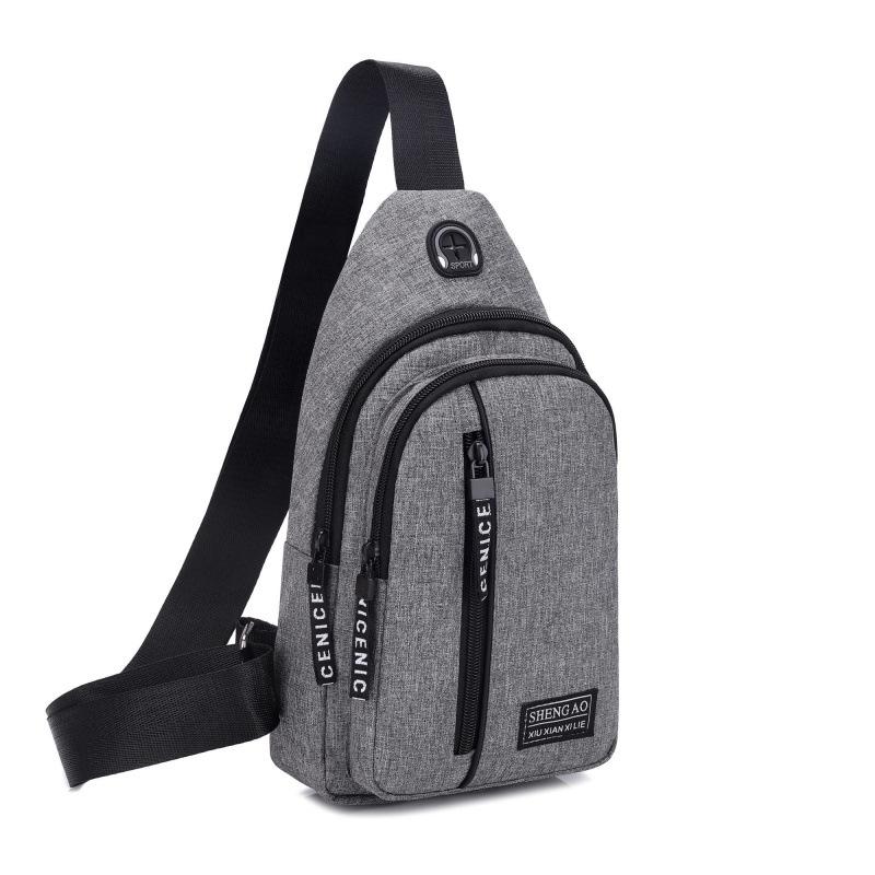 Men's Durable Nylon Travel Chest Bag