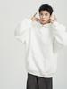 Men’s 500G Heavyweight Button-Up Hoodie: Autumn/Winter Trendy Brand, Loose Fit, Solid Color, Versatile American Style.