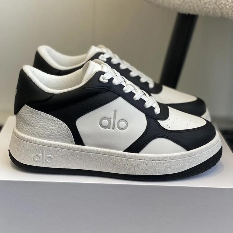 Sneakers da Donna ALO 2025 alla Moda Color-Block con Suola Spessa in Tela - Stile Versatile per Coppia