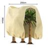 Heavy duty winter plant cover large with zipper and drawstring frost protection non woven fabric for outdoor use