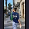 2026 Sommer Mode Lockerer Schnitt T-Shirt mit Buchstabenprint