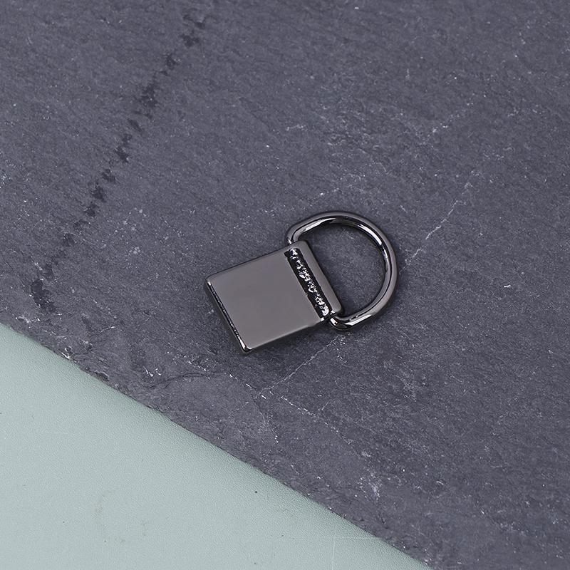 2 Stück Metall D-Ring Tasche Seitenverbinder Schnallen mit Schrauben Handtasche Lederband Griff Kette Haken Verschluss Diy Bastelzubehör