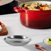 Disc Set Stainless Steel Saucer Dessert Dishes Spice Kitchen Tableware Seasoning Soy Spices