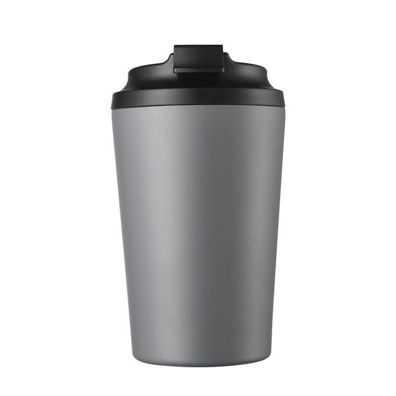 12oz Stainless Steel Insulated Coffee Cup with Scale - 7th Gen Portable Travel Mug