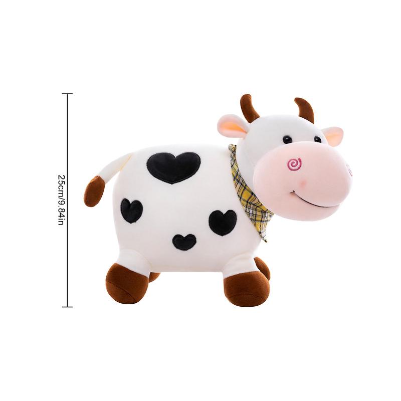 Super Soft Cow Doll Cotton Anima Pink Nice Birthday Wedding Gifts Ragdoll Ornament Brown For Girls White Calf Plush Toy New