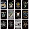 Motorrad Metall Zeichen Vintage Plaque Zinn Zeichen Wand Dekor Für Garage Club Platte Handwerk Fahrt Biker Poster Hot Rod