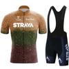 STRAVA Tour De Cycling Suit Short Sleeve Set Speed-drying Clothes Drawable Design