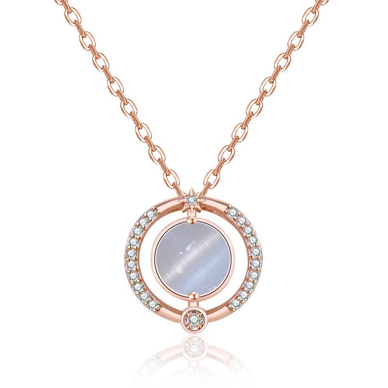 Lindon Women Necklace Pendant Copper Alloy Zircon Fashion Gift