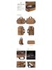 Cross-Border Multifunctional Canvas Backpack: Briefcase, Handbag & Shoulder Bag with Large Capacity for Laptops & Casual Travel.