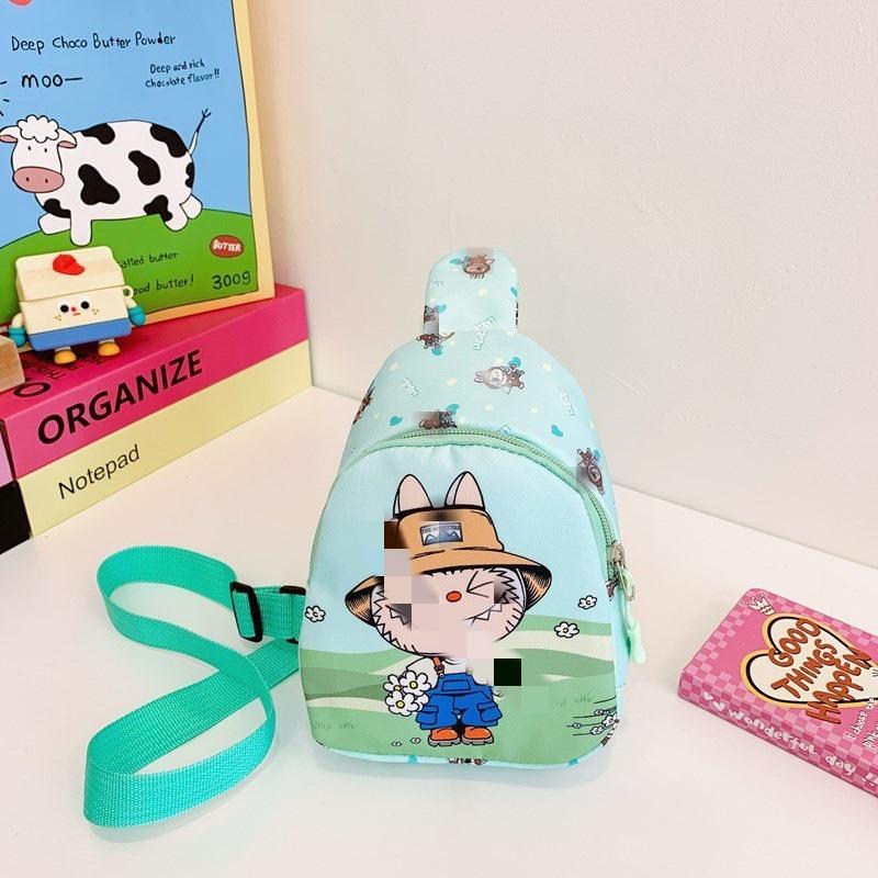 Cute Cartoon Children's Backpack: Trendy Casual Small Bag for Kindergarten Girls - Crossbody or Chest Style