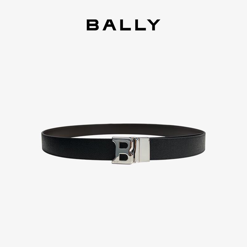 BALLY BAZIA Men's B-Buckle Leather Belt