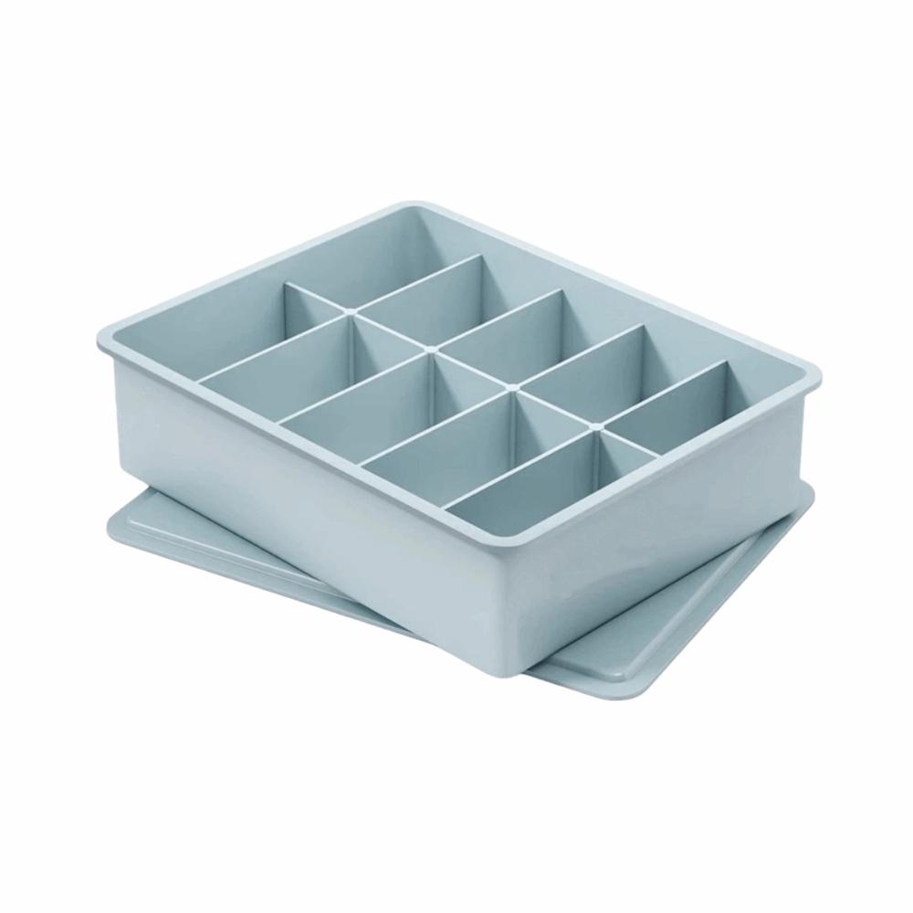 Stable Stacking Bra Drawer Organizer With Cover Socks Storage Box Compartment Organizer For Socks