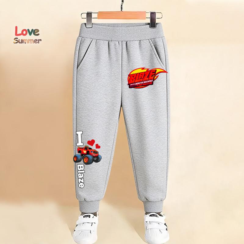 

Boys Pants Blaze Kids Trousers Monster Machines Print Pants for Children Sweatpants Casual Kids Clothes 4-14Years Birthday Gift 120cm