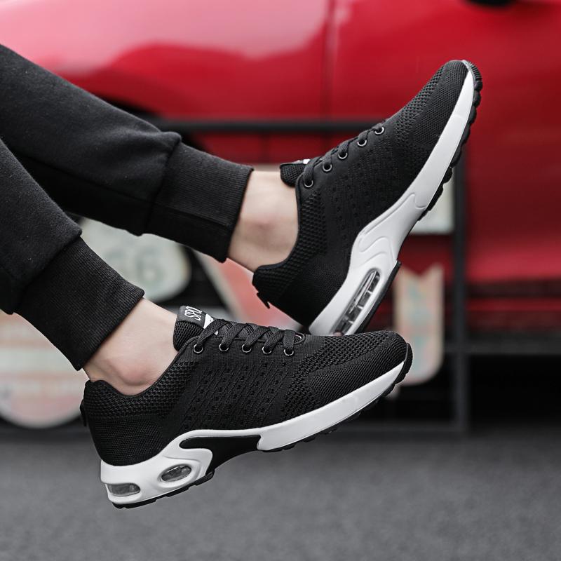 Professionelle Laufschuhe für Herren Leichte Herren-Mesh-Sneaker Schnürschuhe Herren Outdoor-Sport Tennisschuh Zapatillas De Deporte