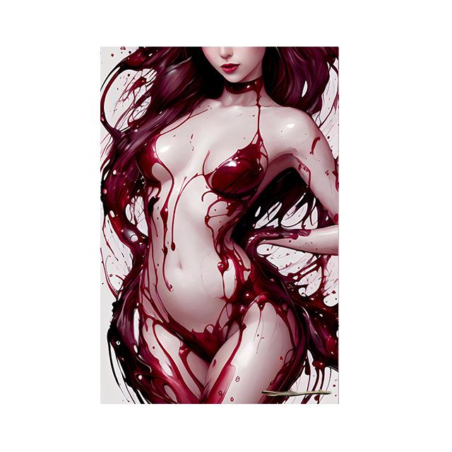 

Красочные абстрактные постеры для боди-арта, сексуальные женские настенные принты на холсте, аниме, граффити для девочек, картины для гостиной, домашний декор, фотографии 40x50cm no frame